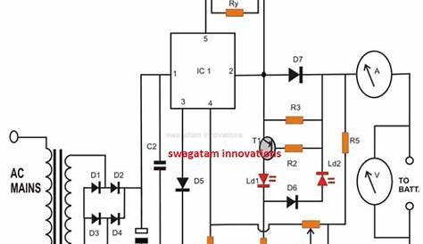 Constant Current Charger Circuit for Lead Acid Battery | Homemade