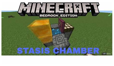 How to make Stasis chamber on MINECRAFT BEDROCK! (Daily Uploads?) - YouTube