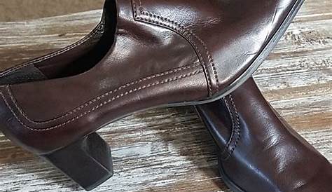 Franco Sarto | Shoes | Franco Sarto Brown Square Toe Slipon Shoes 85m