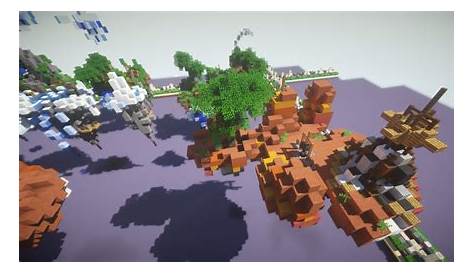 38 SkyBlock starter islands Minecraft Map