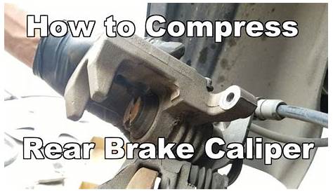 2015 toyota corolla rear brake caliper compression