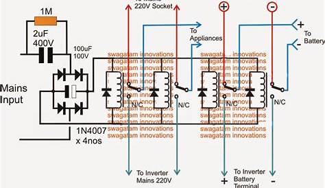3000 watt ups circuit diagram
