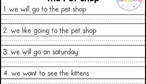 handwriting worksheets for 2nd graders