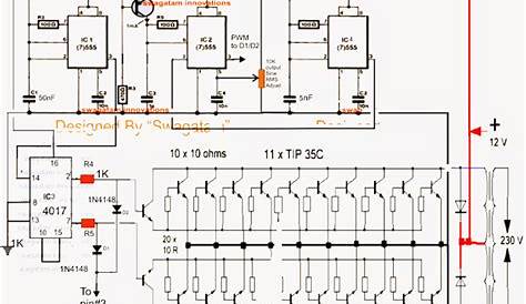 3000 watt inverter circuit diagram