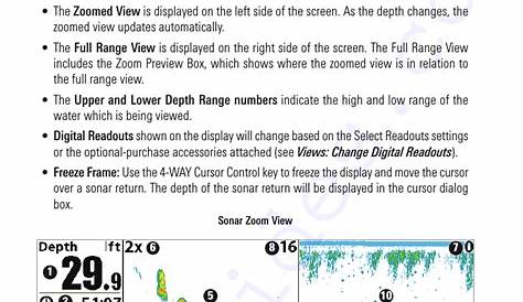 Humminbird HELIX 5 SERIES Marine Radar Operation manual PDF View