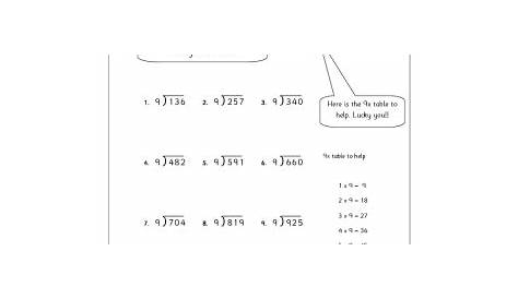 14 Best Images of Short Division Worksheets - Math Division Worksheets