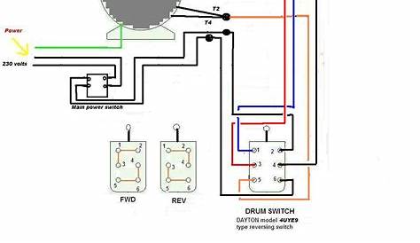 single phase forward reverse switch wiring diagram
