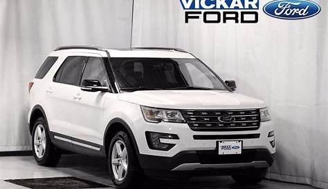 New 2017 Ford Explorer XLT - 4WD White for sale - $45096.75 | #17T2618