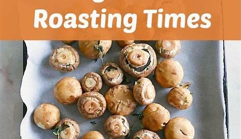 printable vegetable roasting times chart