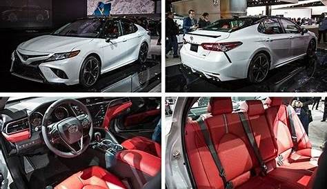 2022 toyota camry white with red interior