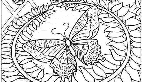 Intricate coloring pages for adults to download and print for free