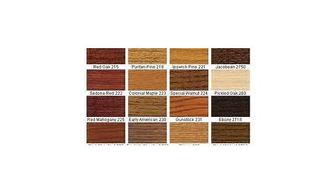 ZAR Wood Stain Color Chart: Pine/Oak | Ranch bath | Pinterest | Wood