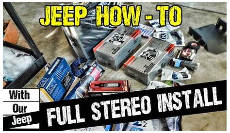 Jeep Wrangler Full Stereo Install - Keeping the Stock Head Unit - YouTube