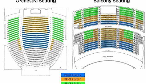 warner theatre seating chart