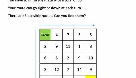 Math Grids Worksheets for Practice | 101 Activity