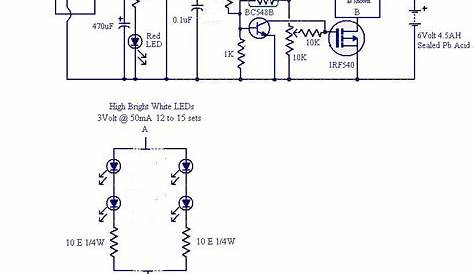 Automatic LDR Controlled LED Emergency Lamp Circuit Problem