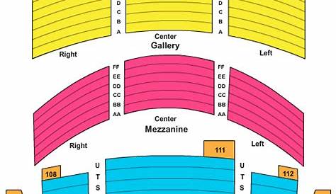 theater style seating chart