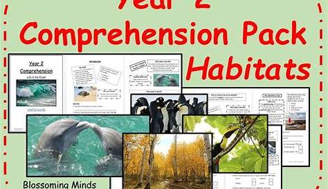 habitat reading grade 3 worksheet