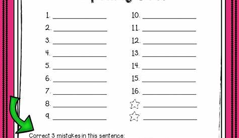 Get 3Rd Grade Spelling Words Worksheets Photography – Rugby Rumilly
