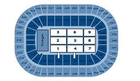 seating chart mvp arena