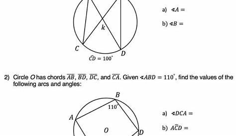 Inscribed Angles & Intercepted Arcs: Geometry - Math Lessons