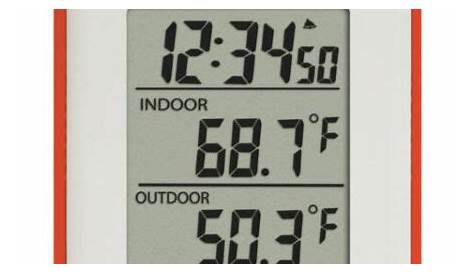 la crosse indoor outdoor thermometer manual