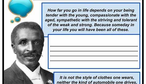 George Washington Carver Facts, Worksheets & Early Life For Kids