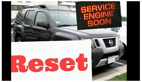 How to reset Service Engine soon Light on a 2013 Nissan Xterra..... - YouTube