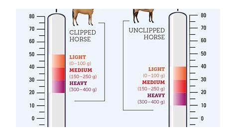 when to blanket your horse chart