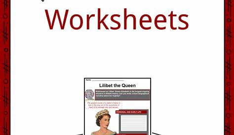 queen elizabeth worksheets