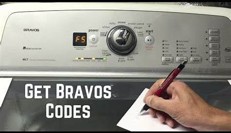 How To Get Codes Maytag Bravos Washer - YouTube | Maytag washing