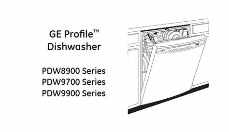 ge dishwasher owners manual