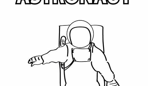 Free Printable Astronaut Coloring Page
