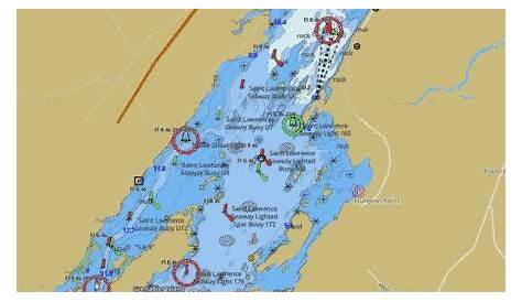 ST LAWRENCE RIV BUTTERNUT BAY ONT TO IRONSIDES ISLAND NY (Marine Chart