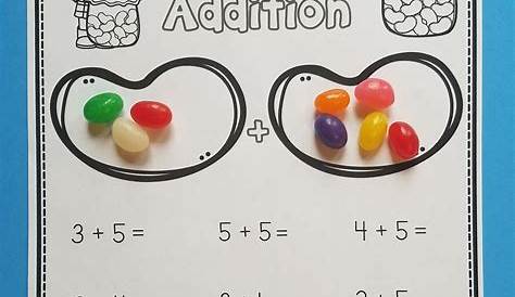 jelly bean counting worksheets