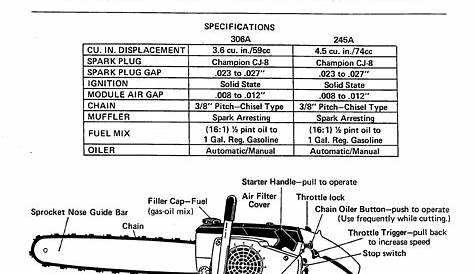 Page 3 of Poulan Chainsaw 1980-02 User Guide | ManualsOnline.com