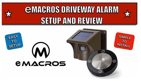 eMacros Driveway Alarm Setup and Review Great for long rural driveways