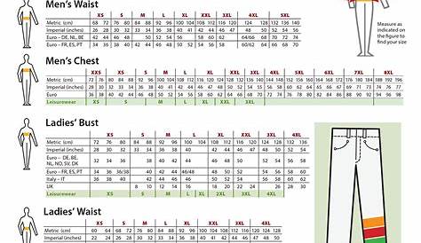 fruit of the loom sizing chart