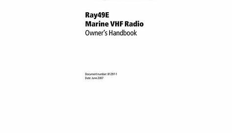 raymarine dsm25 owner's handbook manual