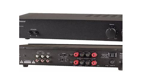 audiosource amp100vs 50w stereo amplifier