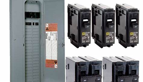 Square D 40-Circuit 40-Space 200-Amp Main Breaker Load Center (Value
