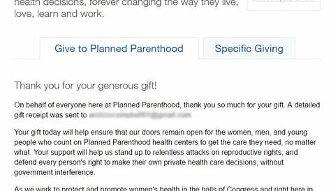 printable planned parenthood receipt