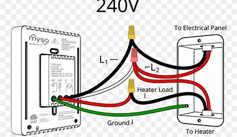 240v Wiring Diagram - Wiring Diagram Clipart (#1705251) - PinClipart