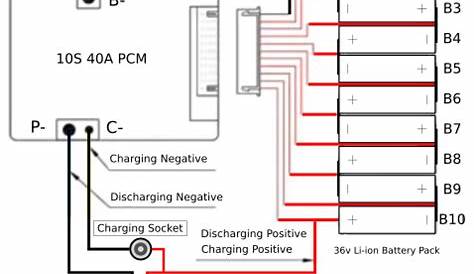 laptop battery bms circuit diagram