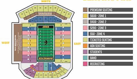 iowa hawkeye stadium seating chart
