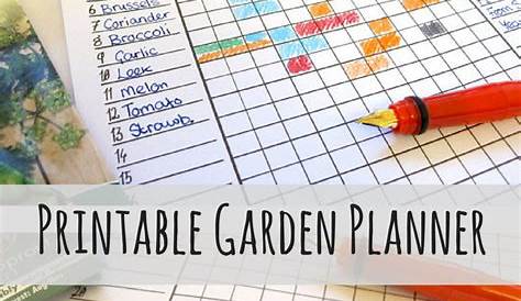 Printable Garden Planner // Instant Download, Vegetable, Calendar, Horticulture, Seed Diary