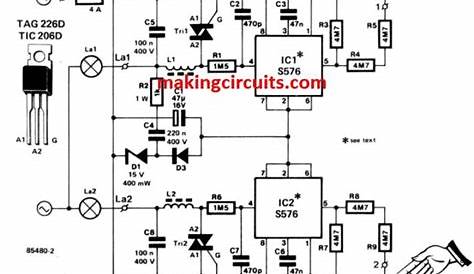 light dimmer circuit diagram using scr