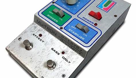 Rare Musitronics Mu-tron Octave Divider vintage effect pedal FOR SALE
