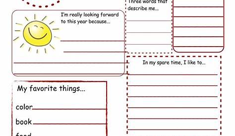 Get To Know You Worksheet Printable - Printable Templates