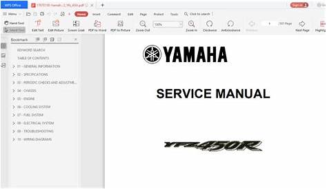 yfz450r service manual